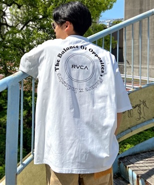 【クーポン対象】RVCA ルーカ BD041-P26 メンズ ラッシュガード 半袖 UVカット モックネック ラッシュTシャツ 水陸両用 ユーティリティ KK2 E25