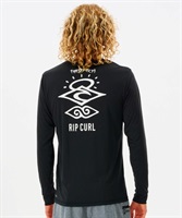 RIPCURL リップカール 12DMRV メンズ ラッシュガード 長袖 UVカット 水陸両用 ユーティリティ ラッシュTシャツ 速乾 KX1 D23