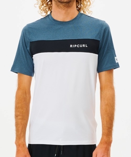 RIPCURL リップカール 12PMRV メンズ ラッシュガード 半袖 UVカット 水陸両用 ユーティリティ ラッシュTシャツ 速乾 KX1  D23｜ムラサキスポーツオンラインショップ 通販