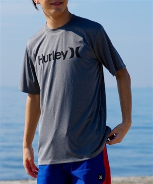 Hurley ハーレー MRG2310032 メンズ ラッシュガード 半袖 UVカット 水陸両用 ユーティリティ ラッシュTシャツ 吸水速乾 KX1 D23