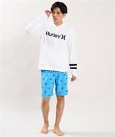 Hurley ハーレー  メンズ ラッシュガード 長袖 ジップアップパーカー UVカット 水陸両用 ユーティリティ MRG2310036(BK-S)