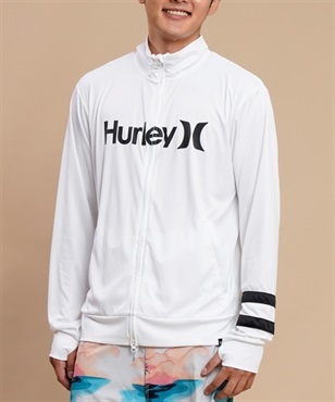 【マトメガイ対象】Hurley ハーレー MRG2310037 メンズ ラッシュガード 長袖 ジップアップ UVカット 水陸両用 ユーティリティ KX1 E5