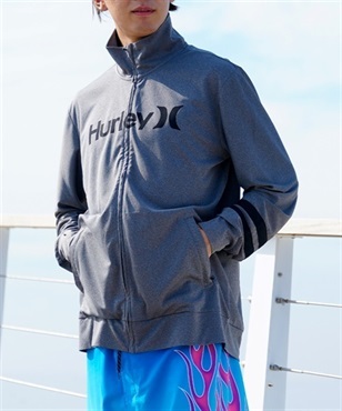 【マトメガイ対象】Hurley ハーレー  メンズ ラッシュガード 長袖 ジップアップ UVカット 水陸両用 ユーティリティ MRG2310037