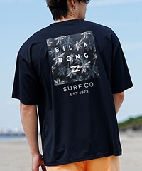 BILLABONG ビラボン メンズ 半袖 ラッシュガード Tシャツ バックプリント ユーティリティ 水陸両用 UVカット BE011-867