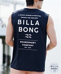 【クーポン対象】BILLABONG ビラボン メンズ ノースリーブ ラッシュガード タンクトップ バックプリント ユーティリティ 水陸両用 UVカット BE011-869