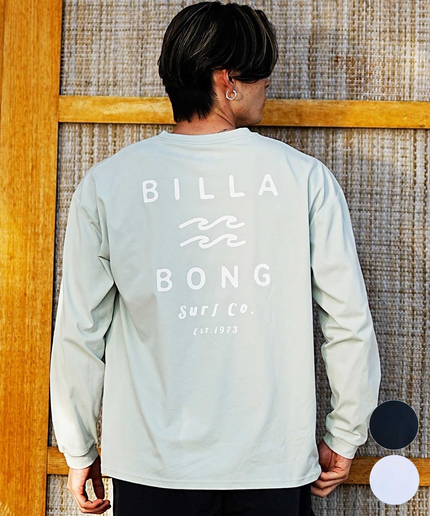 BILLABONG ビラボン メンズ 長袖 ラッシュガード ユーティリティ 水陸両用 UVカット 速乾 BE011-862(SAG-M)