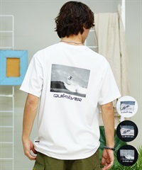 【マトメガイ対象】QUIKSILVER クイックシルバー メンズ ラッシュガード Tシャツ 半袖 水着 UVカット PHOTO 24 SS QLY241629M ムラサキスポーツ限定(WHT1-M)