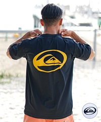 QUIKSILVER クイックシルバー メンズ ラッシュガード Tシャツ 半袖 水着 水陸両用 ユーティリティ UVカット SATURN LOGO SS QLY241009