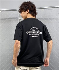 【マトメガイ対象】QUIKSILVER クイックシルバー メンズ 半袖ラッシュガード UVケア 水着 水陸両用 ユーティリティ バックプリント QLY241003