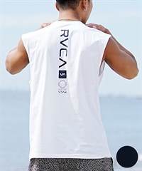 RVCA ルーカ メンズ タンクトップ バックプリント ラッシュガード UVカット 水着 水陸両用 ユーティリティ BE041-806