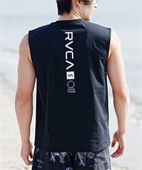 RVCA ルーカ メンズ タンクトップ バックプリント ラッシュガード UVカット 水着 水陸両用 ユーティリティ BE041-806