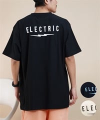 Electric エレクトリック メンズ 半袖ラッシュガード 水陸両用 ユーティリティ 半袖Tシャツ E24STM02 ムラサキスポーツ限定(W/BK-M)