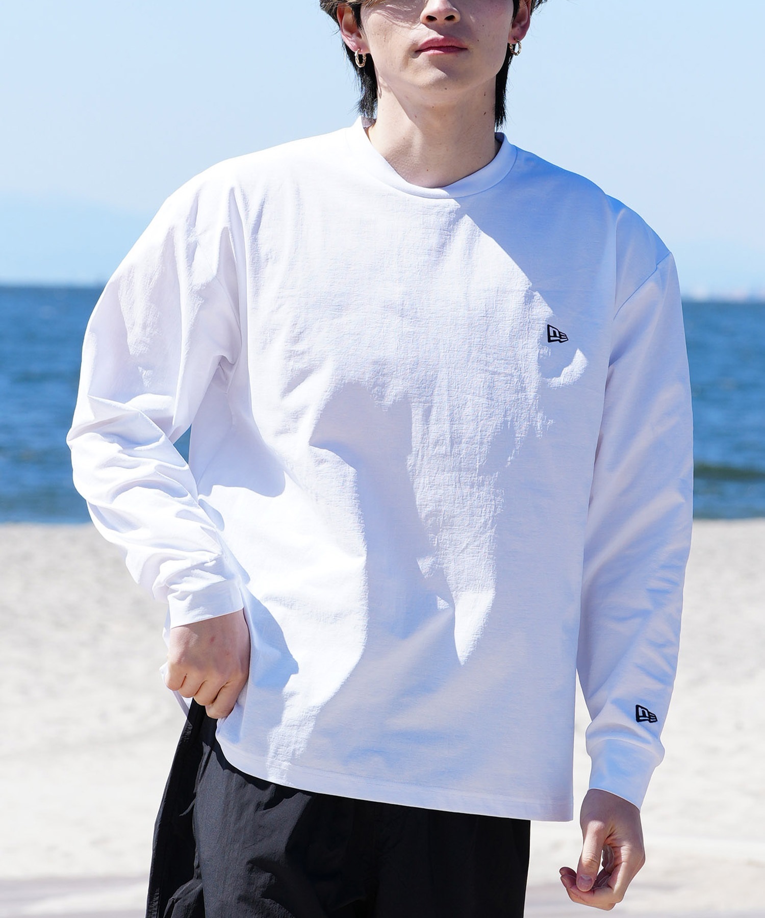 NEW ERA ニューエラ メンズ 長袖Tシャツ 長袖ラッシュガード