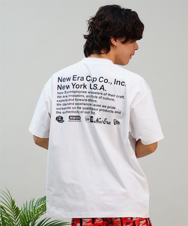 NEW ERA ニューエラ メンズ 半袖 Tシャツ ラッシュガード 水陸両用 ユーティリティ バックプリント 吸汗速乾 UVケア 14334753