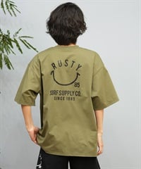 RUSTY ラスティー メンズ ラッシュガード 半袖 Tシャツ バックプリント ユーティリティ 水陸両用 UVカット 914473