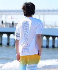 Hurley ハーレー PHANTOM OVERSIZE LEOPAD BLOCK PARTY メンズ ラッシュガード 半袖 MUT2411002