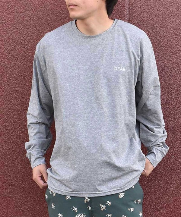 DEAR LAUREL ディアローレル メンズ ラッシュガード ロングスリーブ 長袖 Tシャツ UVカット D24S4315 ムラサキスポーツ限定