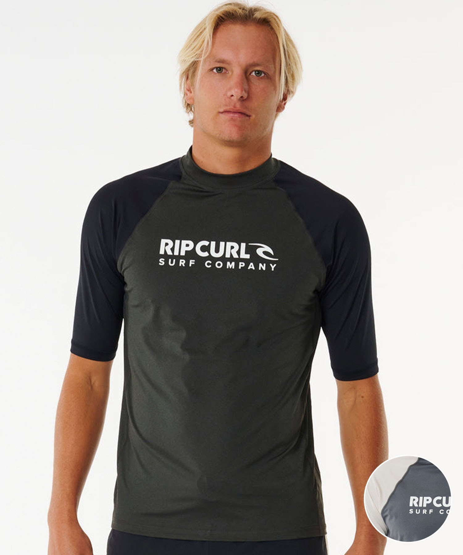 RIP CURL リップカール メンズ 半袖 ラッシュガード UVケア ユーティリティ 水陸両用 147MRV  ラッシュガード｜ムラサキスポーツオンラインストア 通販