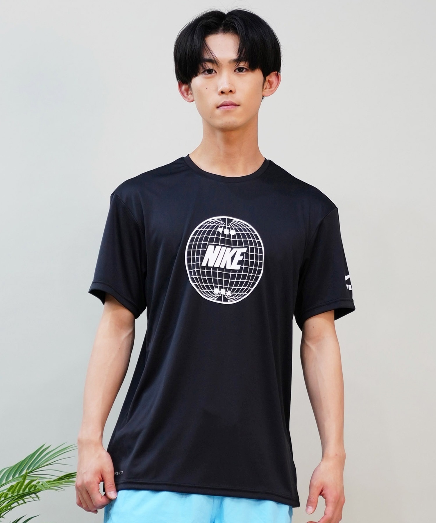 NIKE ナイキ メンズ リードライン ユーティリティ 水陸両用 半袖 ラッシュガード UVカット NESSE476(N001-M)