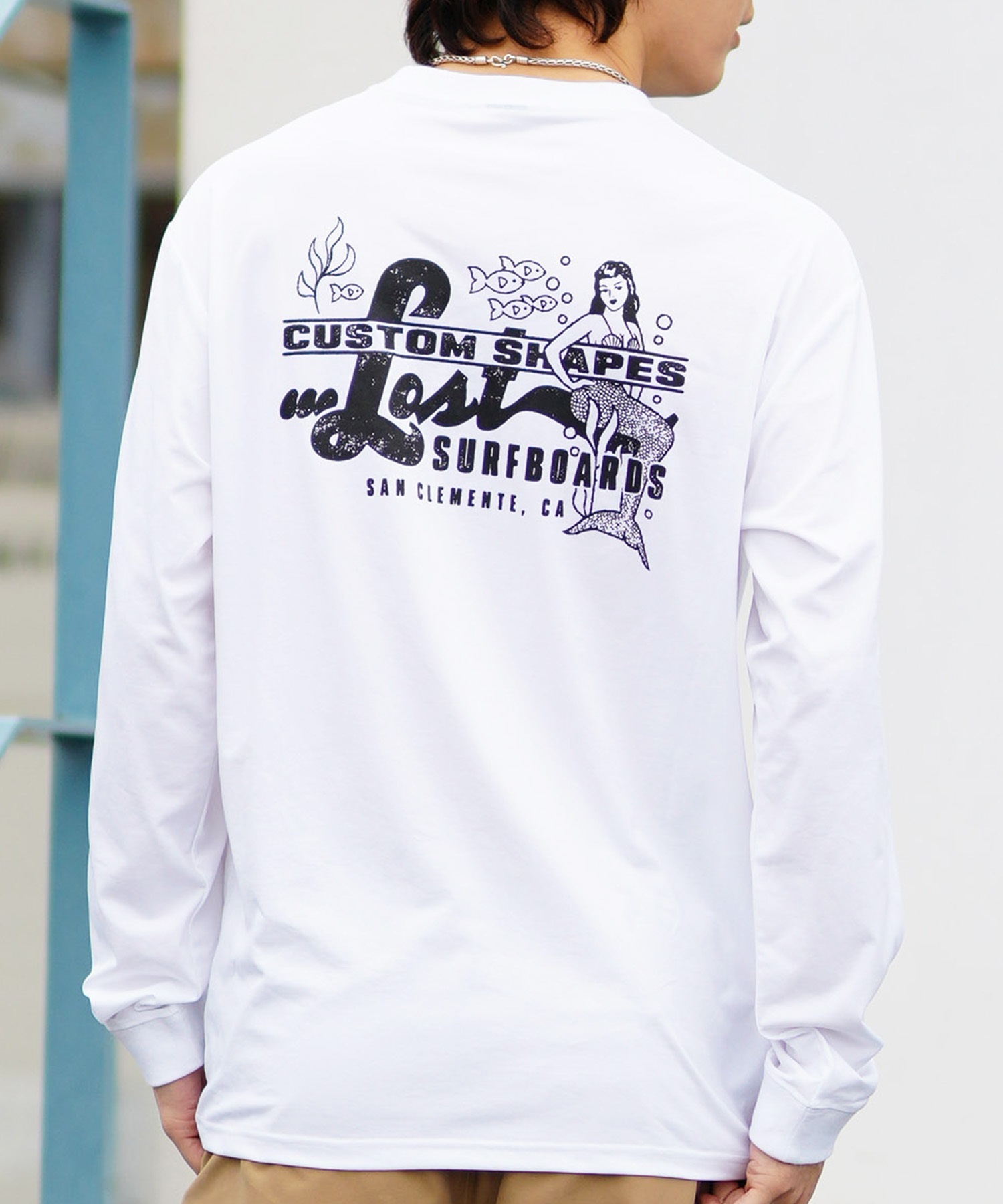 LOST ロスト メンズ ラッシュガード Tシャツ 長袖 ロンT バック