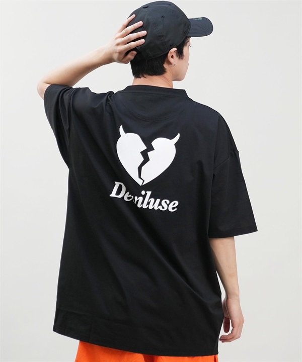 DEVILUSE デビルユース メンズ ラッシュガード 半袖 Tシャツ オーバーサイズ 水陸両用 ムラサキスポーツ限定 243OO1ST303DU