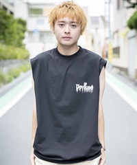 DEVILUSE デビルユース メンズ ラッシュガード ノースリーブ タンクトップ 水陸両用 ムラサキスポーツ限定 243OO1ST305DU(BLK-M)