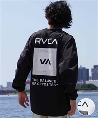 【クーポン対象】RVCA ルーカ メンズ ラッシュガード 長袖 Tシャツ バックプリント 裾ドローコード ドロスト 水陸両用 BE04A-P06