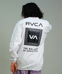 【クーポン対象】RVCA ルーカ メンズ ラッシュガード 長袖 Tシャツ バックプリント 裾ドローコード ドロスト 水陸両用 BE04A-P06