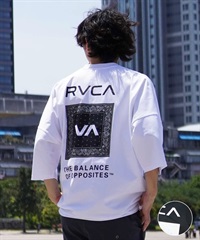 【クーポン対象】RVCA ルーカ メンズ ラッシュガード 半袖 Tシャツ バックプリント 裾ドローコード ドロスト 水陸両用 BE04A-P25