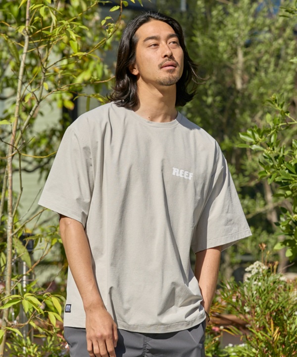 REEF リーフ メンズ 半袖 Tシャツ ラッシュガード 水陸両用 ユーティリティ UVケア ワンポイント RFTEM2321