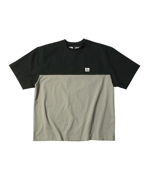 REEF リーフ BICOLOR RASH S S TEE メンズ 半袖 ラッシュガード Tシャツ 水陸両用 UVケア RFTEM2422