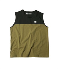 REEF リーフ BICOLOR RASH TANK メンズ タンクトップ ラッシュガード 水陸両用 UVケア ワンポイント RFTEM2423