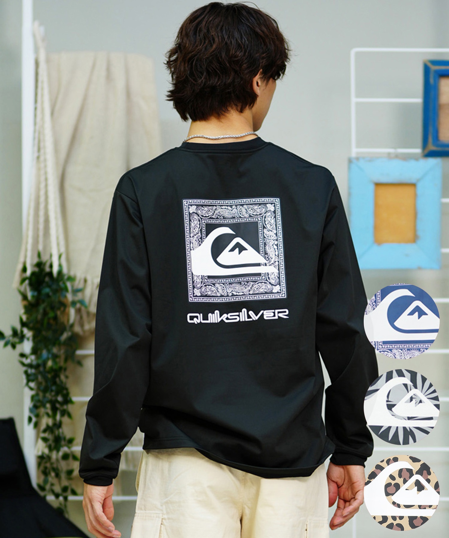 QUIKSILVER クイックシルバー UT/LSLTD QLY241635M メンズ ラッシュガード(WHT1-M)