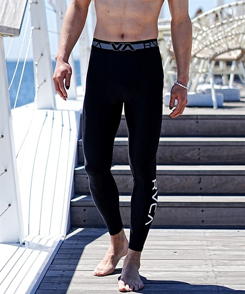 RVCA ルーカ メンズ ラッシュガード 水着 長袖 ブランドロゴ UV