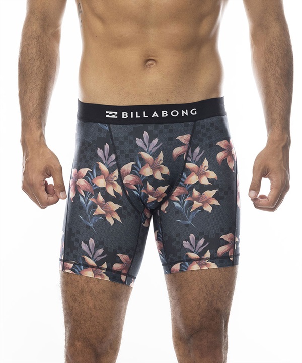 【マトメガイ対象】BILLABONG ビラボン メンズ サーフインナー アンダーショーツ AO PRINT UNDERSHORTS 水着 UVカット 総柄 BE011-491