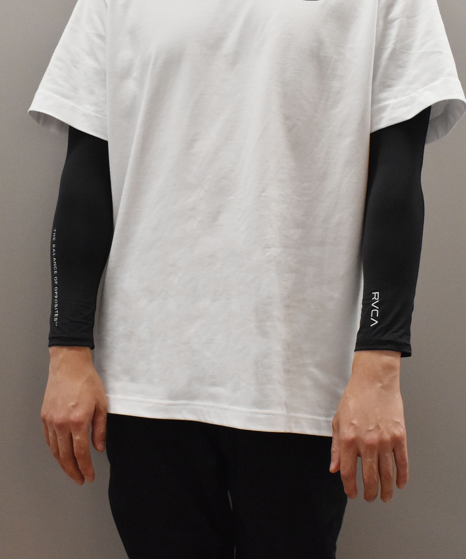 RVCA ルーカ アームカバー メンズ 紫外線対策 UVケア UVBE04A-963(BLK-M)