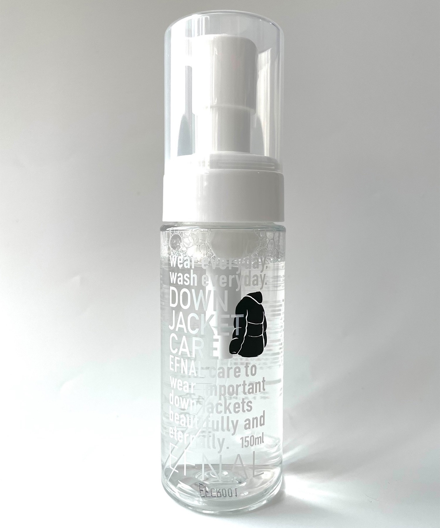 EFNAL/イフナル 水のいらない ダウンジャケット専用 泡洗剤 洗浄 消臭