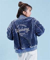 BILLABONG/ビラボン レディース 中綿ジャケット MA-1 インディゴ ベロア BD014-768