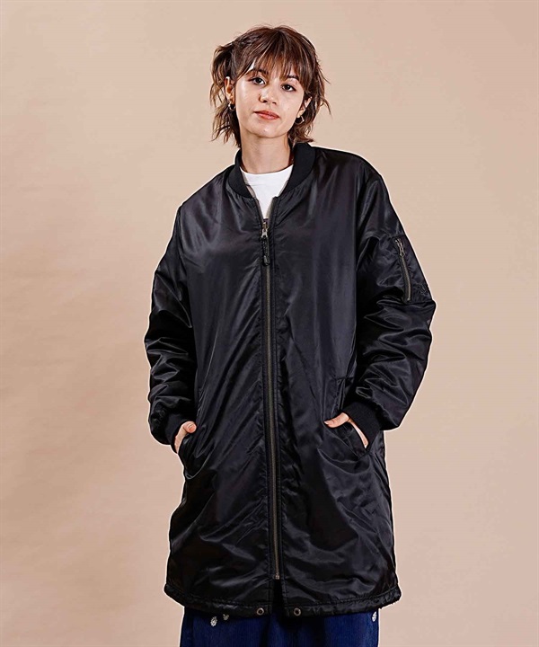 ROXY/ロキシー レディース ジャケット Vネック リバーシブル ロング丈 RJK234009