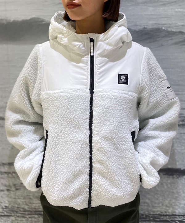 ELEMENT/エレメント BOA HOOD WOMEN レディース ボアジャケット アウター 防寒 もこもこ BD024-780