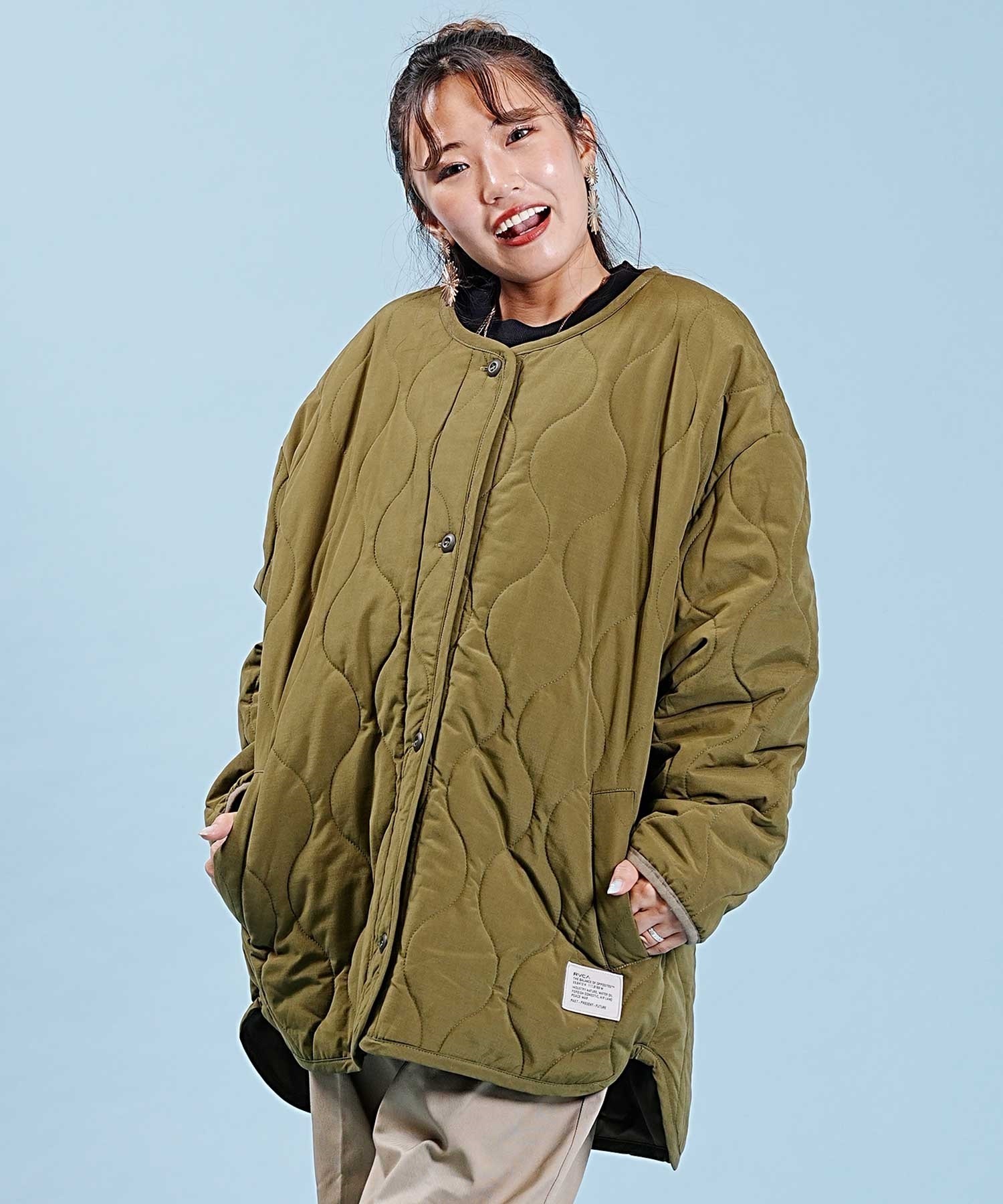 RVCA/ルーカ QUILTTED JACKET レディース アウター ジャケット ...