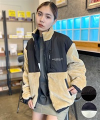 大きいサイズ レディース 裏ボアリバーシブルフーディーブルゾン