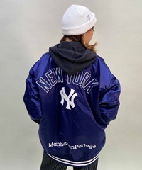 Manhattan Portage/マンハッタンポーテージ レディース ジャケット スタジャン オーバーサイズ MLB MP-MLB01