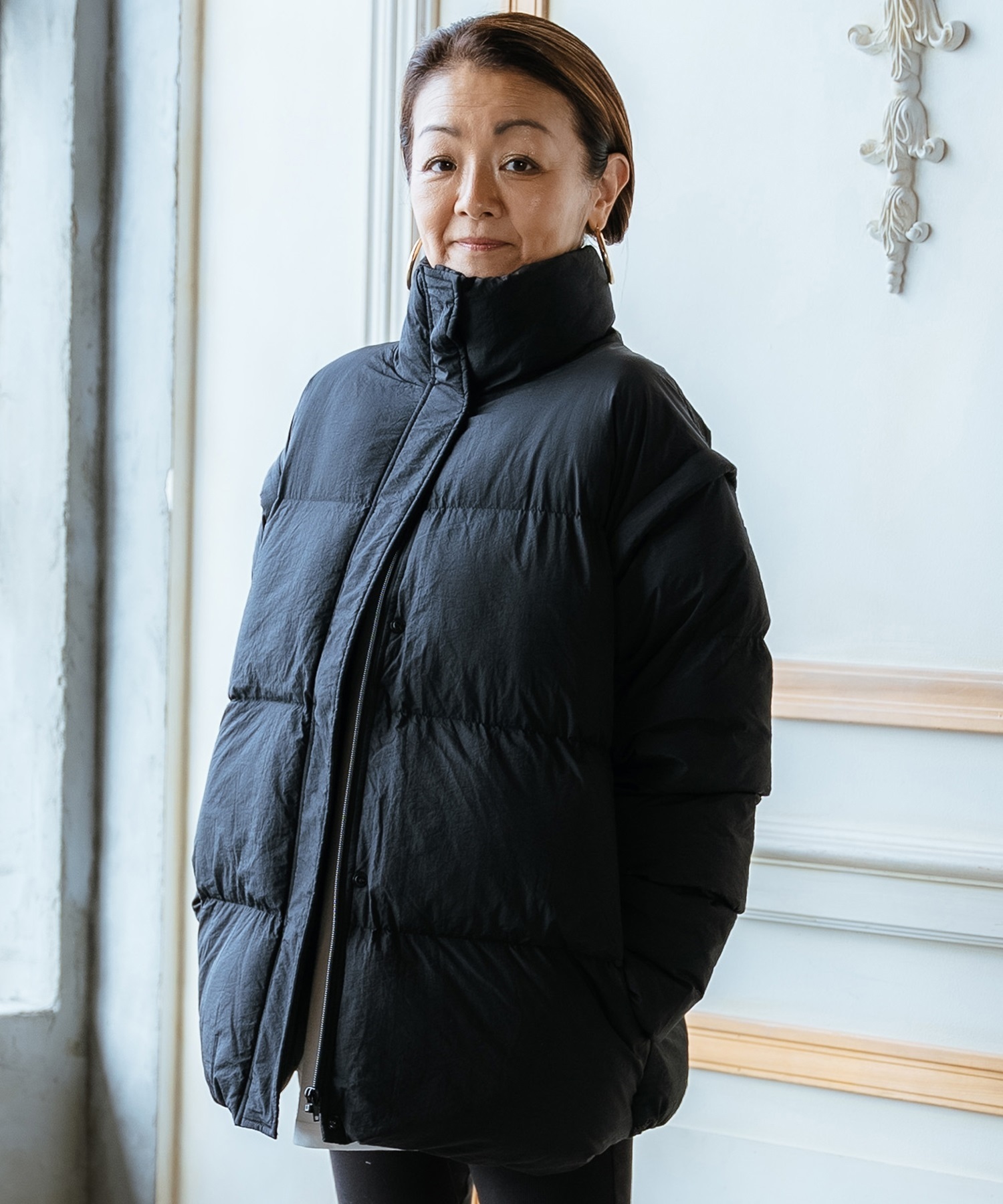 RIKKA FEMME リッカファム NY/NWRF23FW03 レディース ジャケット(BLK-F)