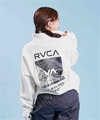 RVCA/ルーカ BANDANA BOX LOGO HALF ZIP スウェット トレーナー バックプリント BD044-156