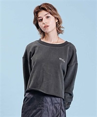 RVCA/ルーカ MINI RVCA CROPED CREW スウェット トレーナー ワンポイント BD044-153