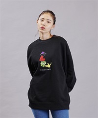 What it isNt ART BY MARKGONZALES/ワット イット イズント マークゴンザレス レディース スウェット DESI 2H7-63578(BLK-FREE)