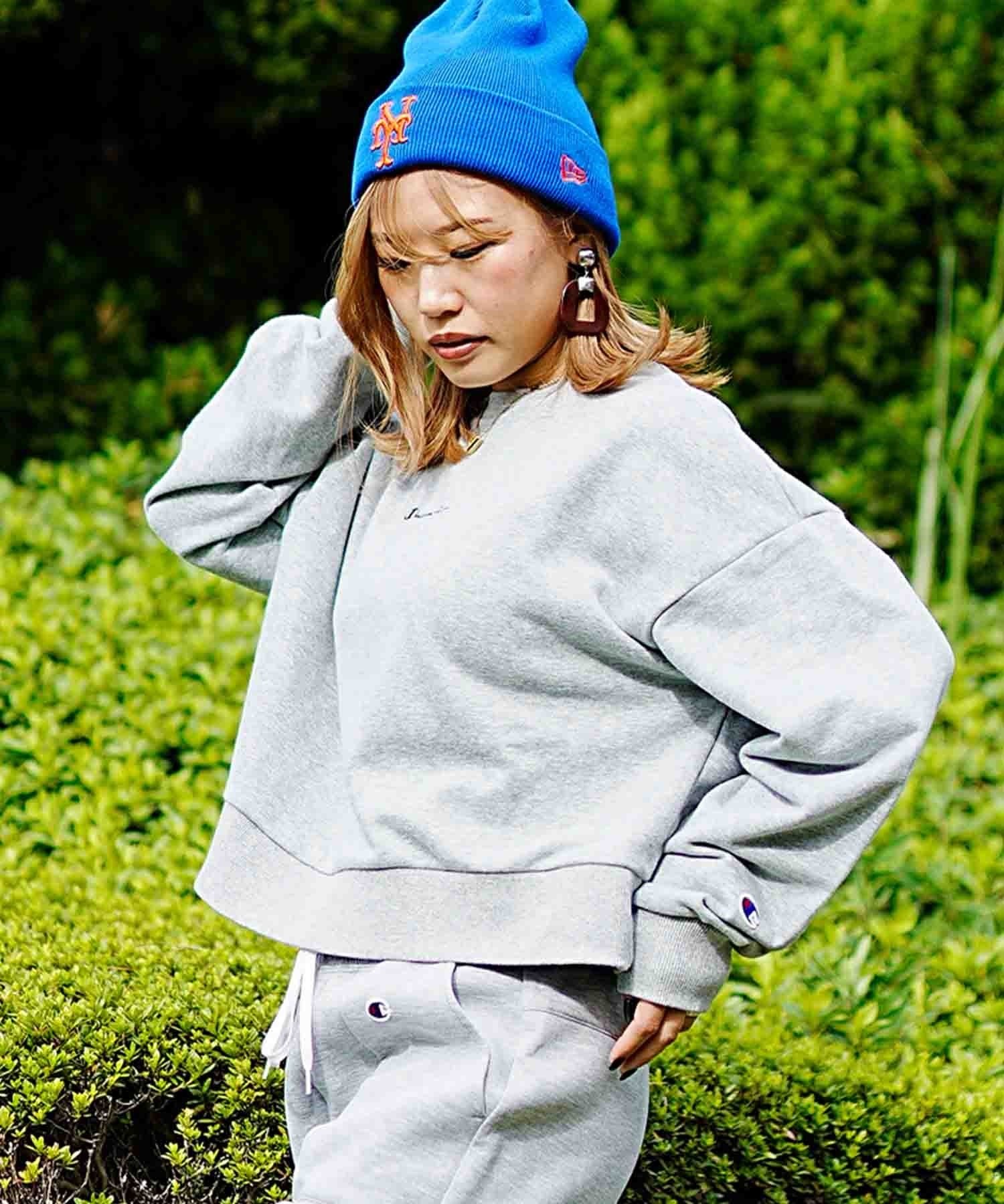 【美品】champion チャンピオン クロップド丈 トレーナー スウェット