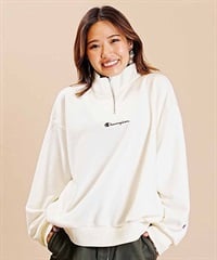 CHAMPION/チャンピオン レディース スウェットトレーナー ハーフジップ セットアップ対応 サイドポケット有 CW-Y007