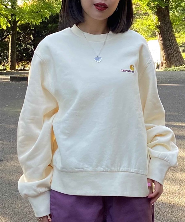 【マトメガイ対象】Carhartt/カーハート AMERICAN SCRIPT SWEATSHIRT レディース スウェット トレーナー I032326